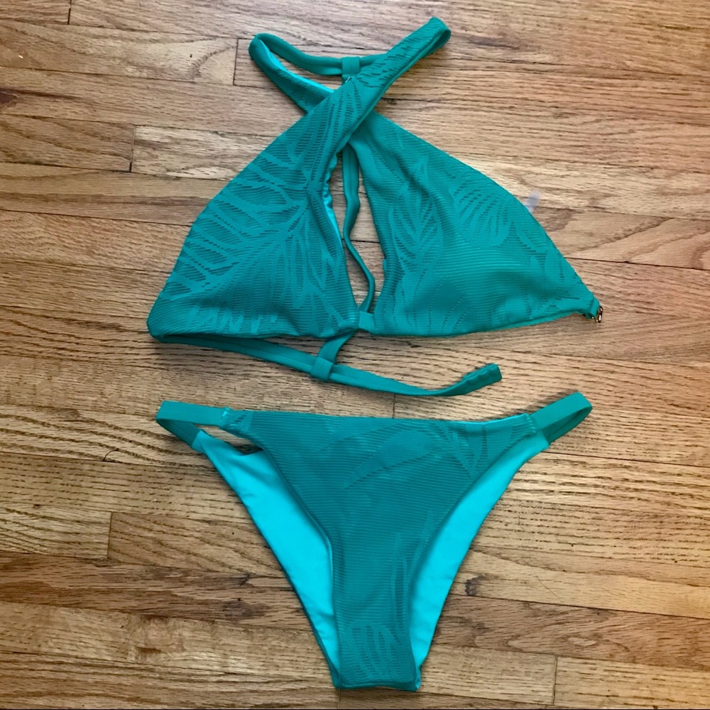*SOLD* Wet Swimwear Green Bikini Size Small